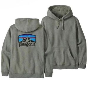 Large Grey Patagonia Hoodie